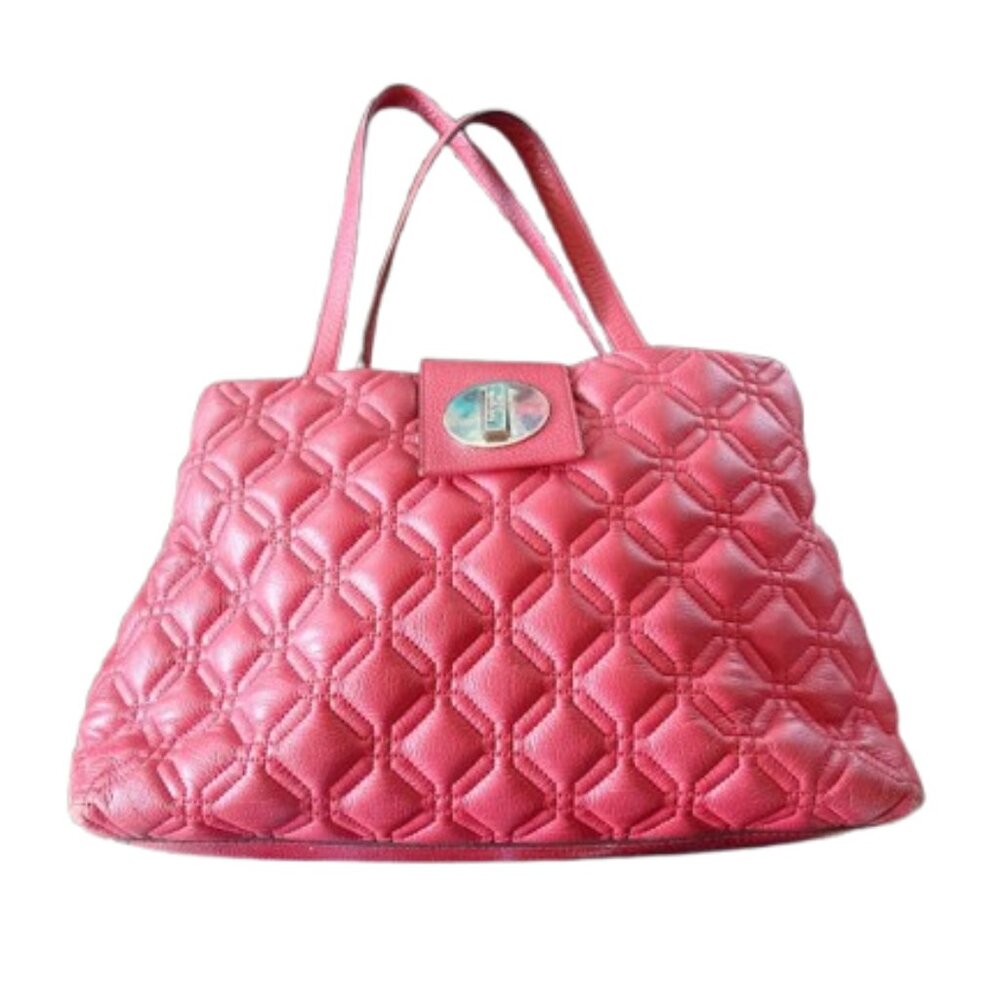 KATE SPADE  Red Bubble Quilted Hand Bag